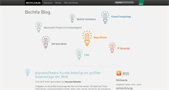 Desktop Screenshot of bechtle-blog.com
